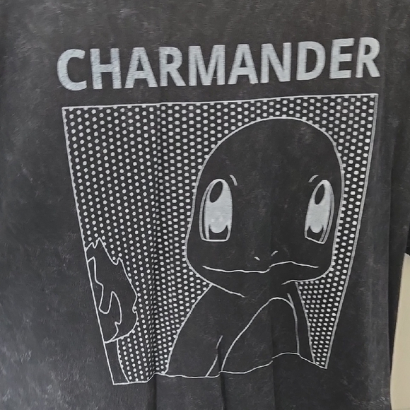 Black Charmander Graphic Short Sleeve Tee - Picture 5 of 5